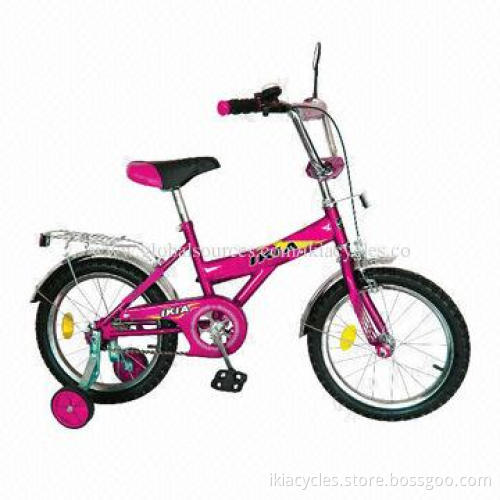 Children bike with reflector, bell, rear/front light/lamp, trainging wheels/TIG strong frame/OEM/ODM